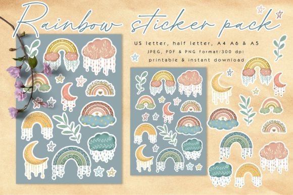 Download Rainbow Sticker Pack - Sticker Collection