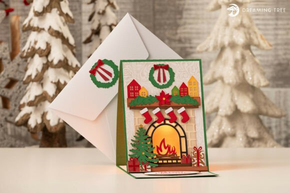 Download Fireside Greetings Card SVG - Greetings card Collection