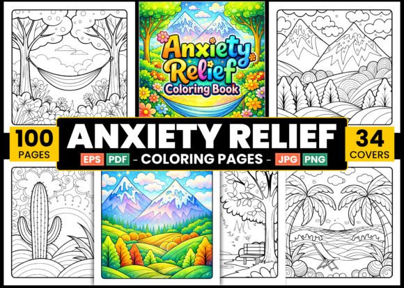 Download Anxiety Relief Coloring Pages for Adults - Adults Collection