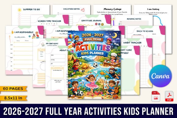 Download 26–27 Full Year Activities Kids Planer - Kids Collection