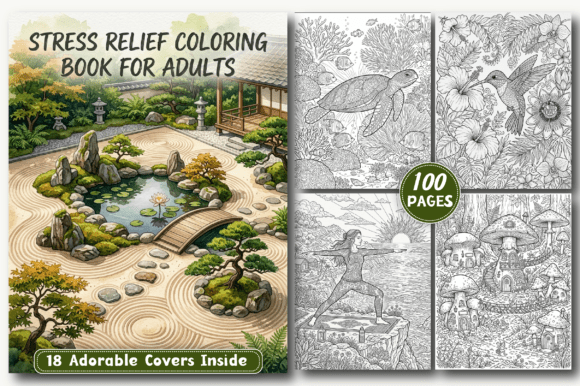 Download Stress Relief Coloring Pages for Adults - Adults Collection