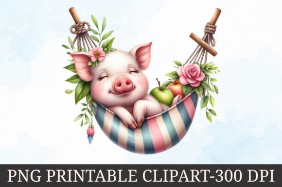 Download Adorable Animals in Hammock Clipart - Animal Collection