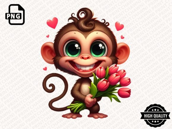 Download Cute Animal with Flowers Clipart PNG - Animal Collection