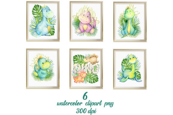 Download Dino, Watercolor Animals. Dinosaurs, PNG - Animal Collection