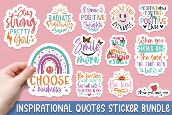 Download Inspirational Quotes Sticker Bundle - Premium Resources