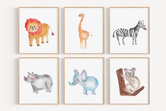 Download Safari Animals Wall Art Print - Safari animals Collection
