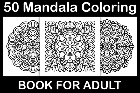 Download 50 Mandala Coloring Book for Adults - Adults Collection