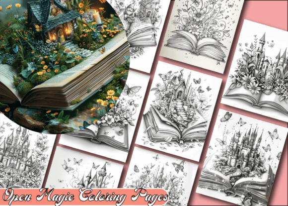 Download Open Magic Coloring Book for Adults - Adults Collection