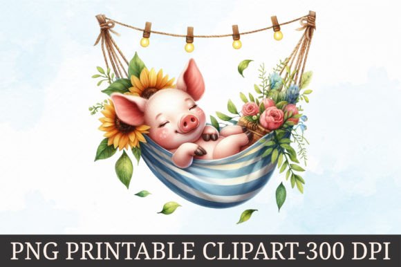 Download Adorable Animals in Hammock Clipart - Animal Collection