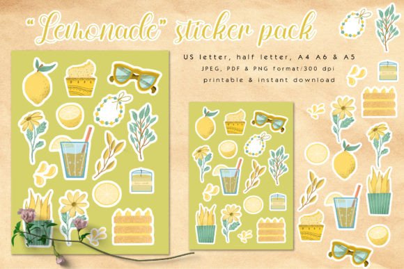 Download "LEMONADE" Sticker Pack - Sticker Collection