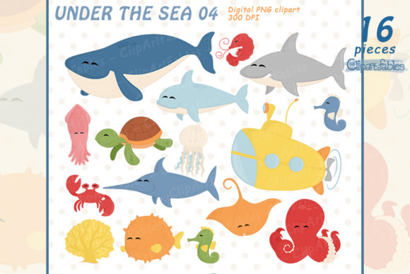 Download Under the Sea, Cute Baby Animals Clipart - Animal Collection
