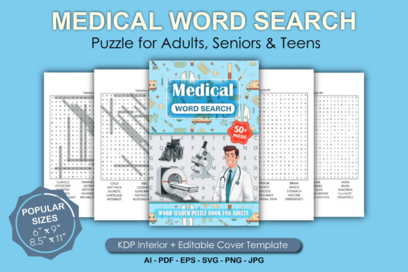 Download Medical Word Search Puzzle Book Adults - Adults Collection