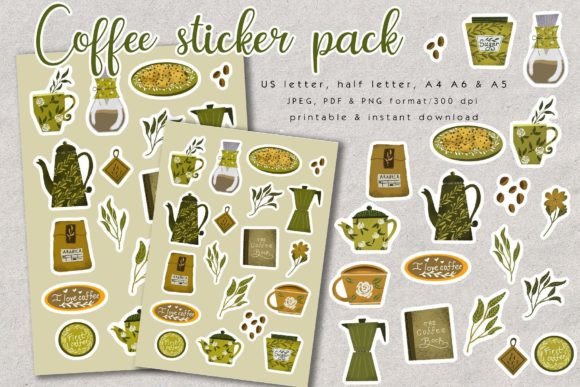 Download Coffee Time Cozy Sticker Pack - Sticker Collection