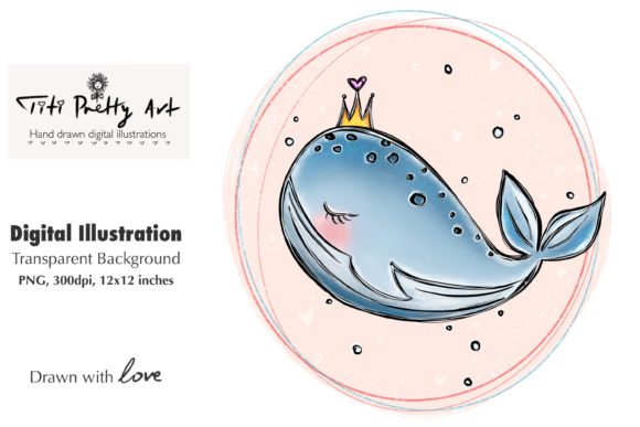 Download Whale Print Nursery PNG, Ocean Animals - Animal Collection