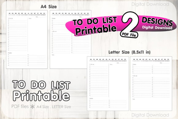 Download Colorful to-Do List Printables Template - Printables template Collection