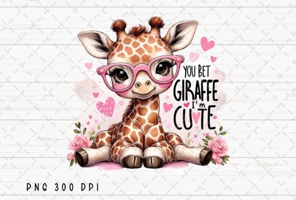 Download You Bet Giraffe I'm Cute Kids Girls PNG - Kids Collection