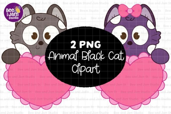 Download Animal Black Cat PNG Sublimation Clipart - Animal Collection