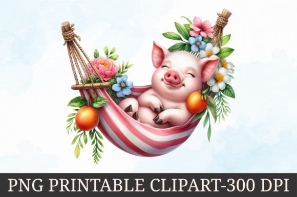 Download Adorable Animals in Hammock Clipart - Animal Collection