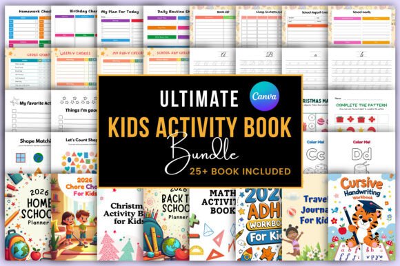 Download Ultimate Kids Activity Book KDP Interior - Kids Collection