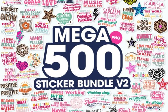 Download Mega PNG Sticker Bundle - Sticker Collection