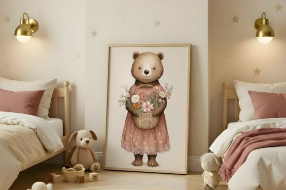 Download Blush Pink Kids Room Mockup - Kids Collection