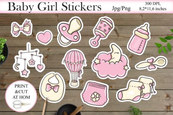 Download Baby Shower Printable Stickers Design - Sticker Collection